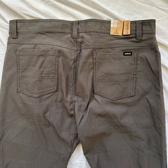 prAna® Brion Pants II – Trousers for Men, Dark Iron, size 38 x 32, NWT - Picture 8 of 12